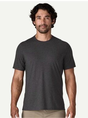 Patagonia Men’s Organic Cotton Crewneck T-Shirt Gray Medium M
